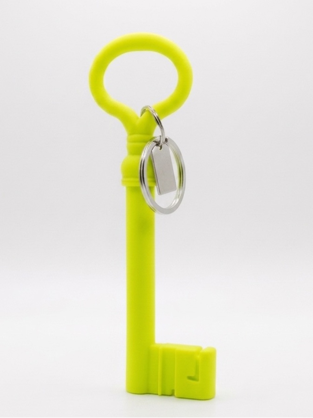 NWT Areaware x Harry Allen Reality Series Italian Church Key Keychain Chartreuse